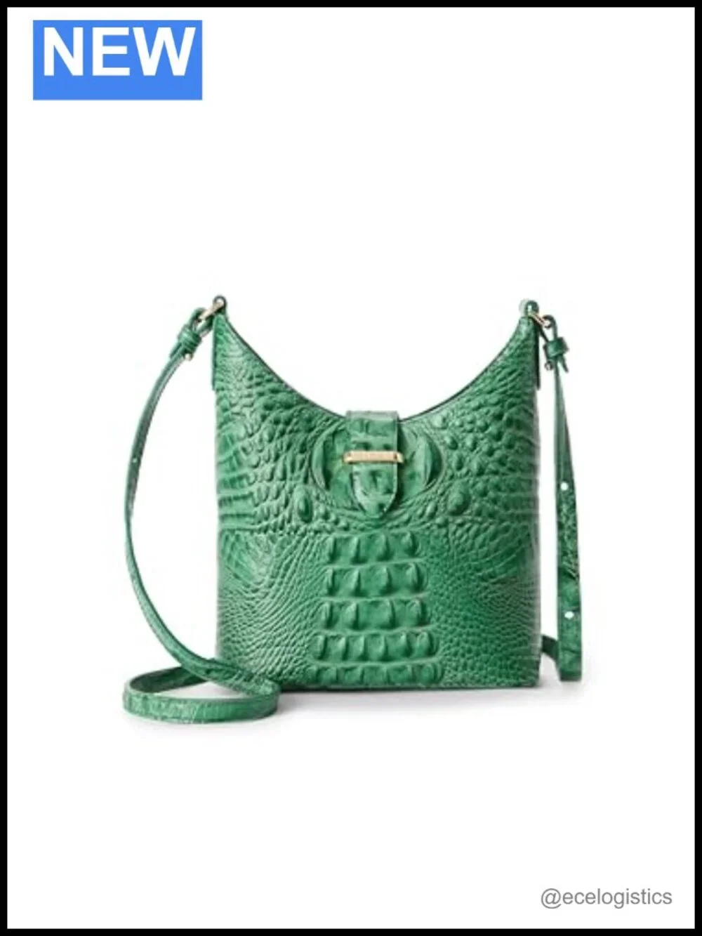 Small Leather Satchel Handbag with Crossbody Strap